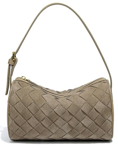Inkfew Mini Woven Suede Handbag for Women, small clutch purses Top-handle and Crossbody Designer Hobo Bags | Amazon (US)