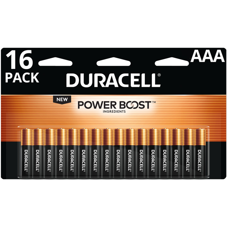 Duracell Coppertop AAA Battery with POWER BOOST™, 16 Pack Long-Lasting Batteries - Walmart.com | Walmart (US)