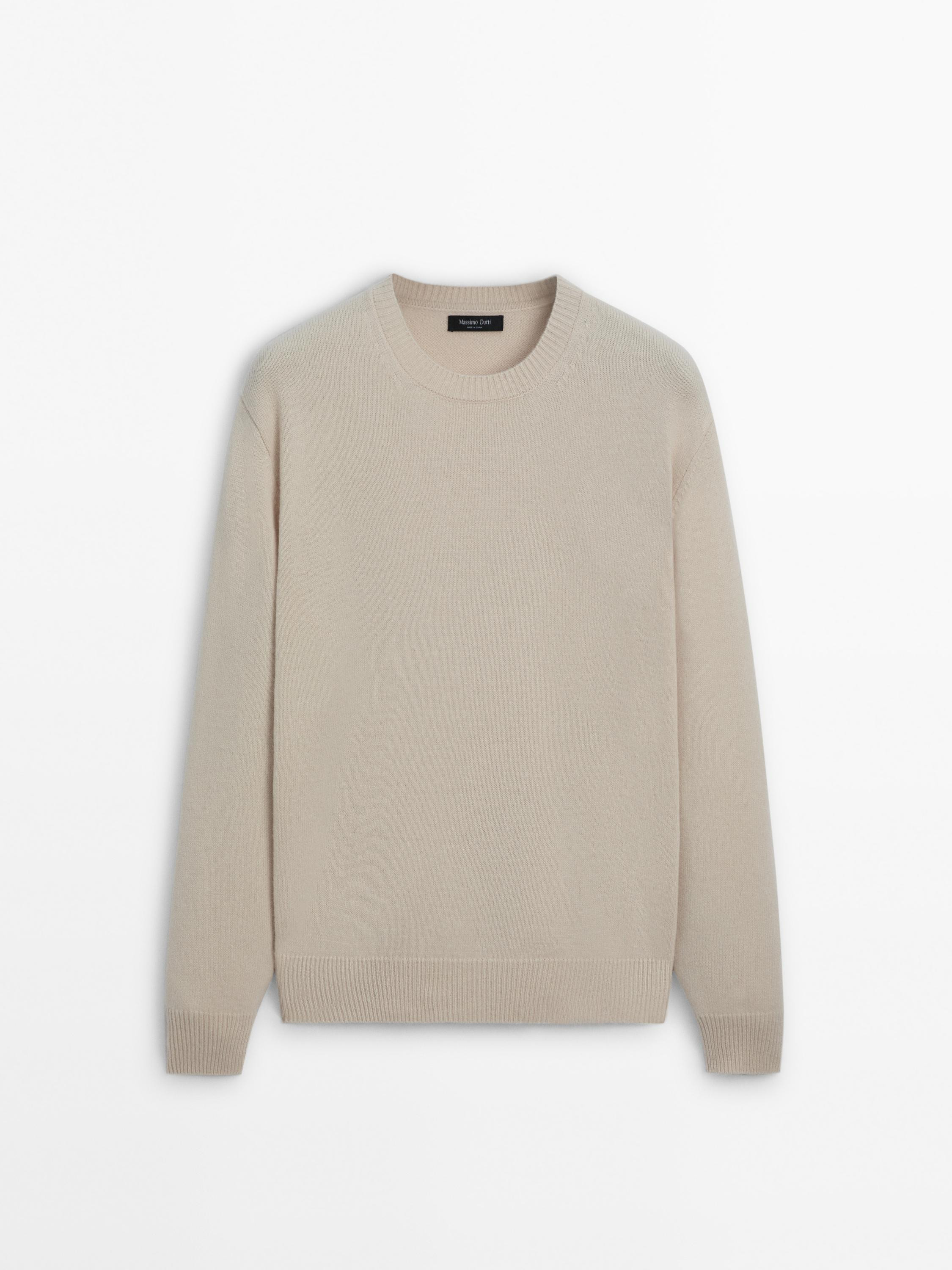 Wool blend mouliné sweater | Massimo Dutti US