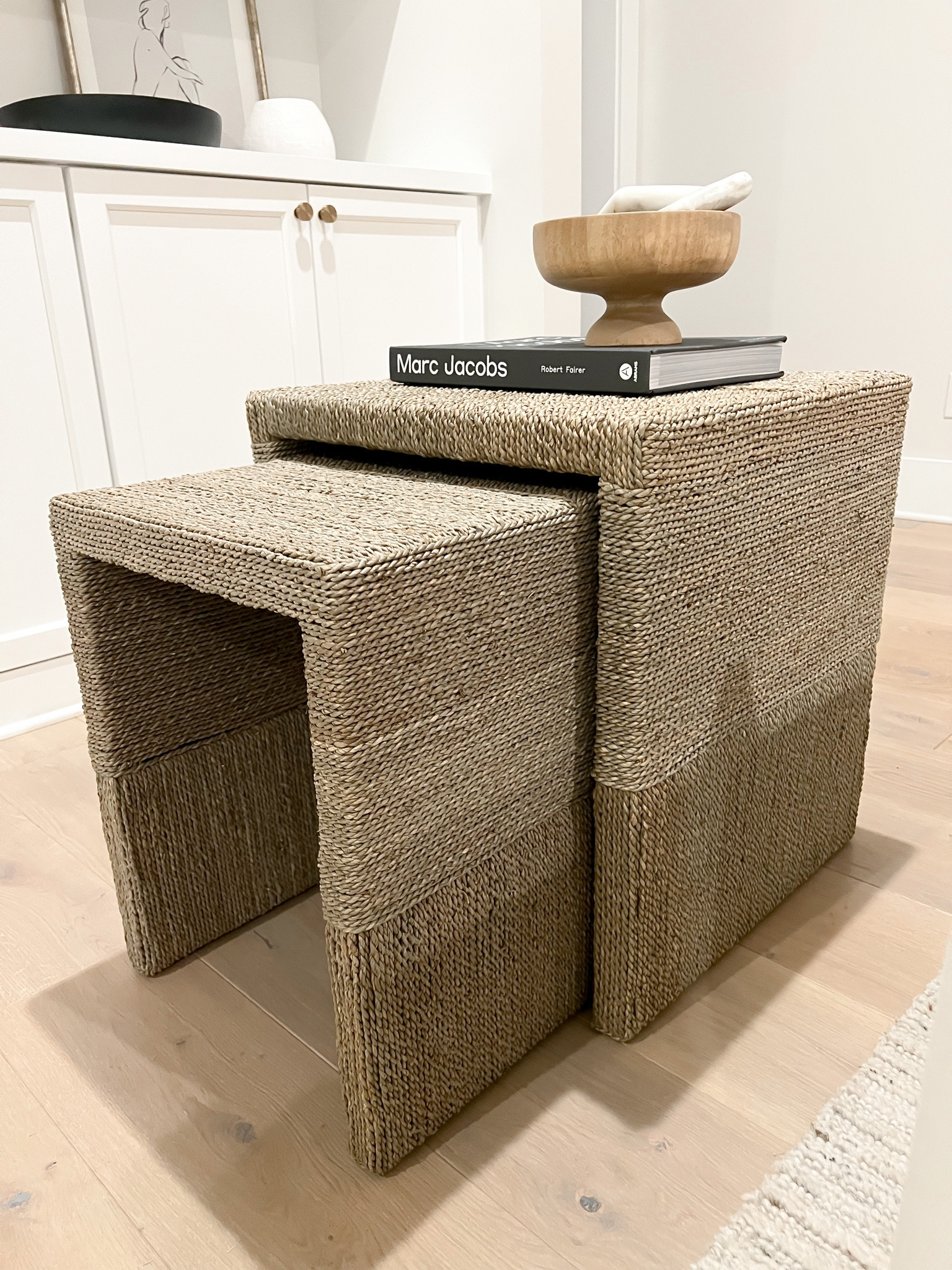 Set of 2 Woven Nesting Tables … curated on LTK