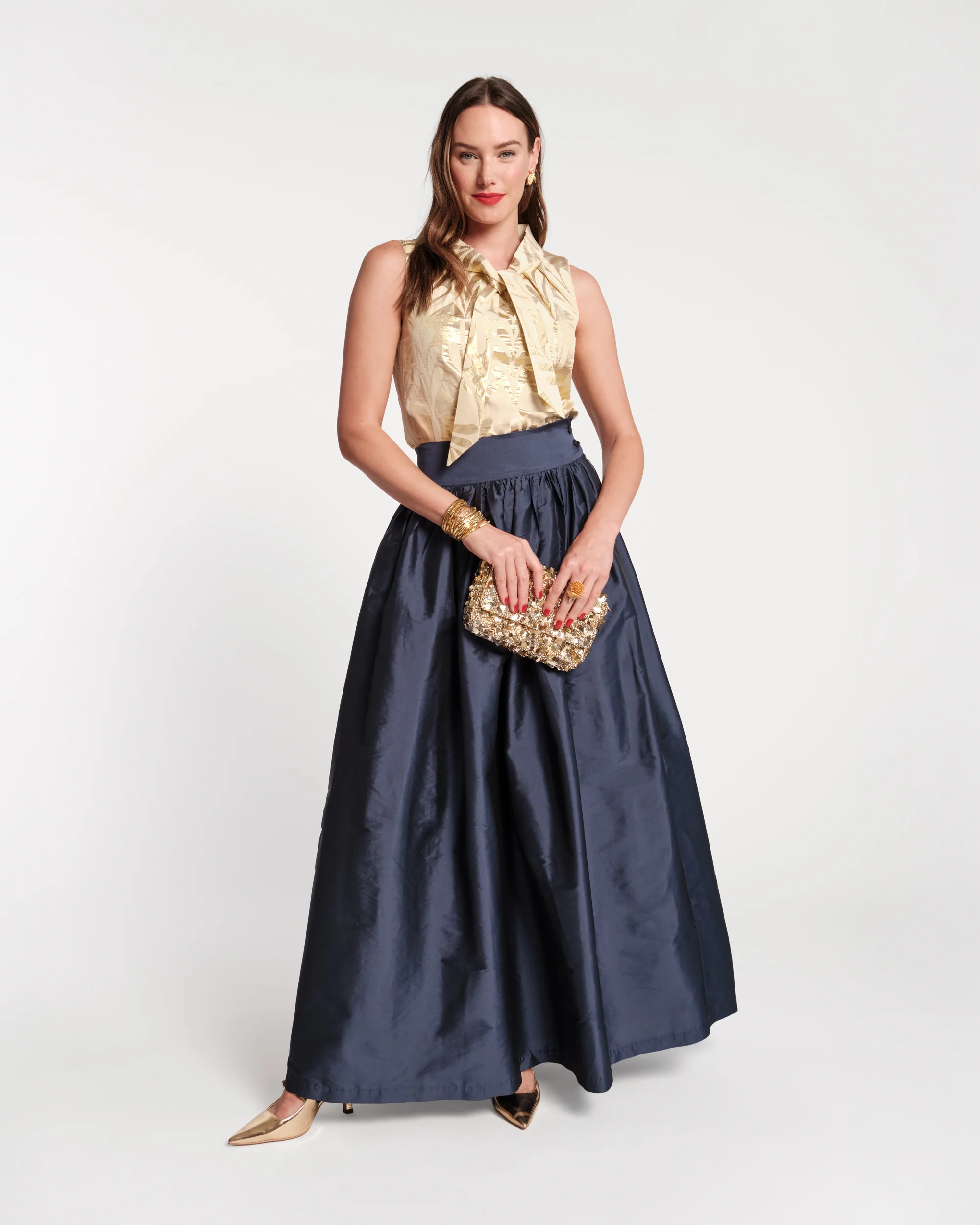 Ball Skirt - Navy | Frances Valentine