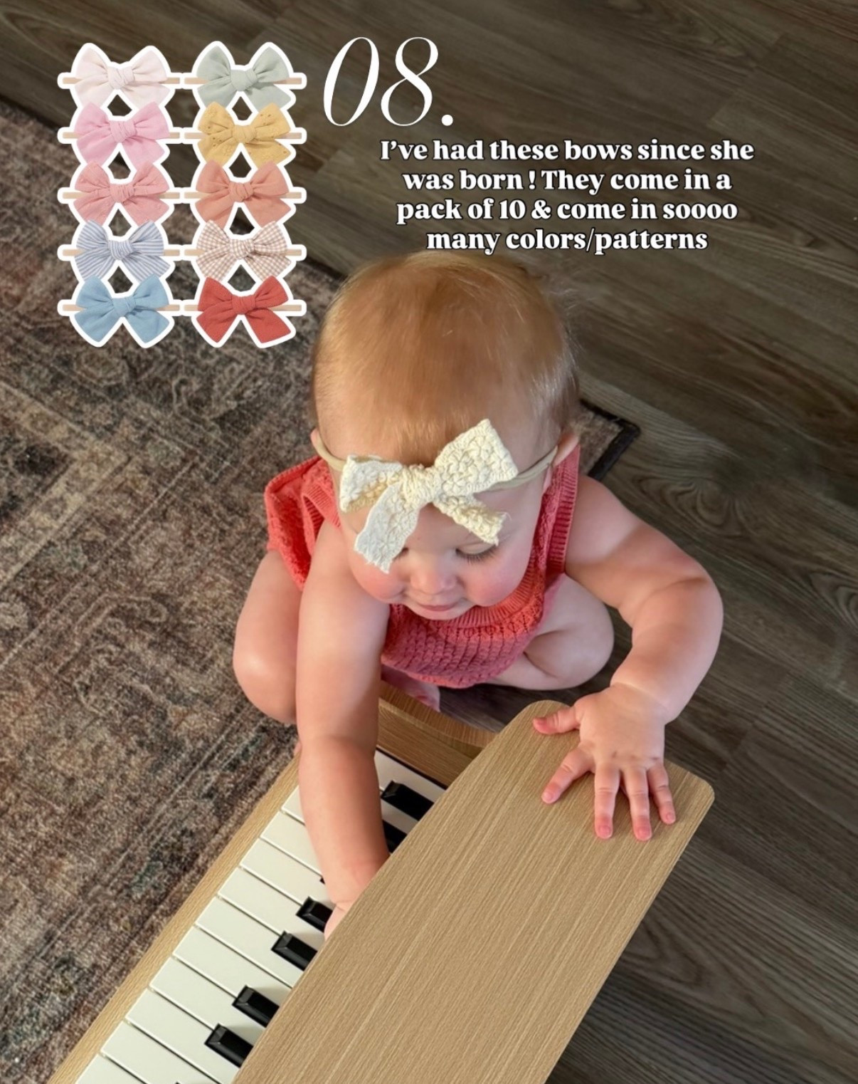 Obsessed with these baby bows I will never get over it! It’s my most loved summer baby accessory that is such a must. ✨🤍



Baby must have, baby accessories, toddle must have, toddler essential, beach vacation, beach must have