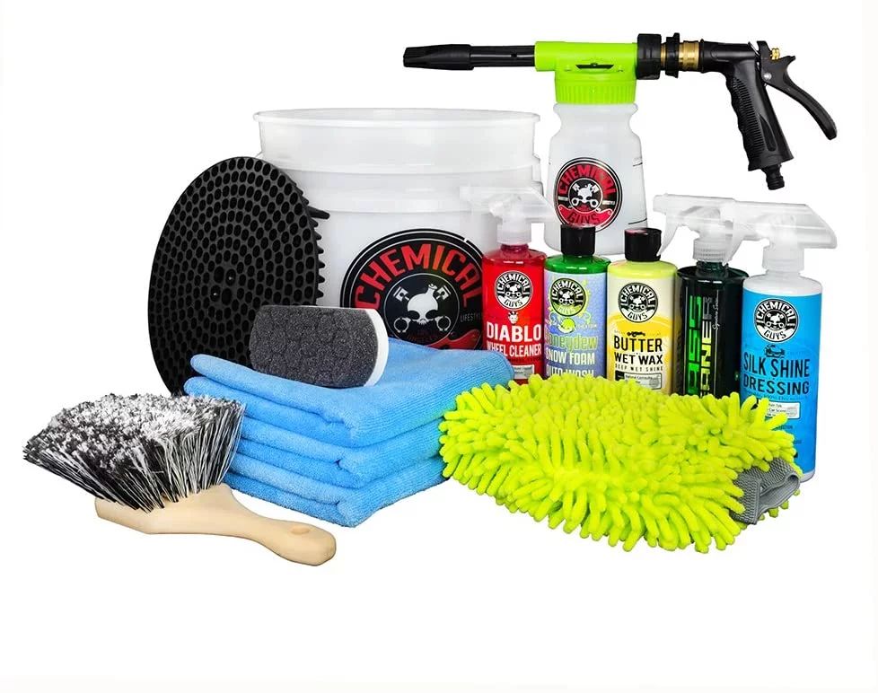 Chemical Guys HOL126 – 14-Piece Arsenal Builder Car Wash Kit with TORQ Blaster Foam Gun & Bucke... | Walmart (US)