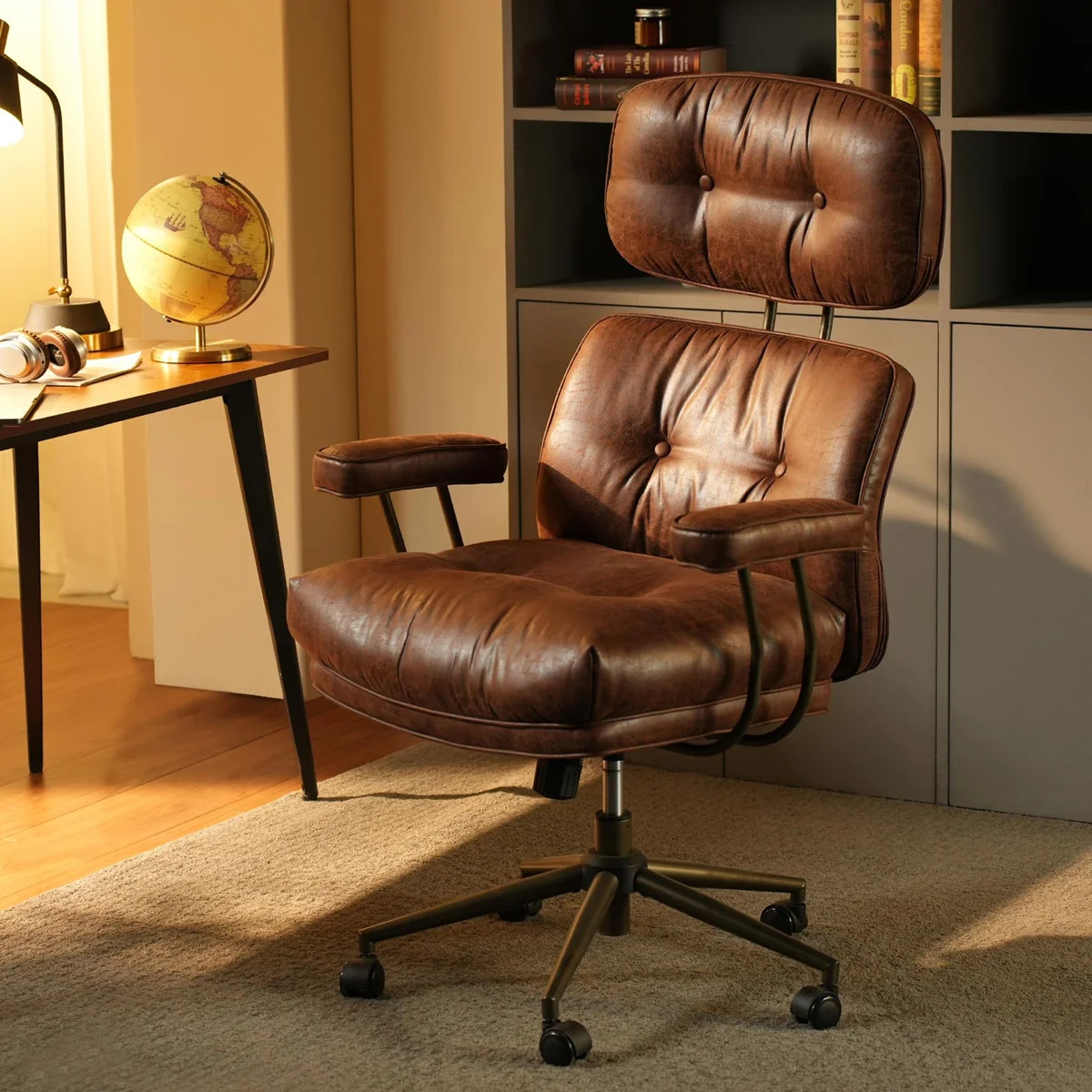 Schaffer Office Chair, Ergonomic Big And Tall Computer Desk Chairs, Executive Chair With Adjustab... | Wayfair North America