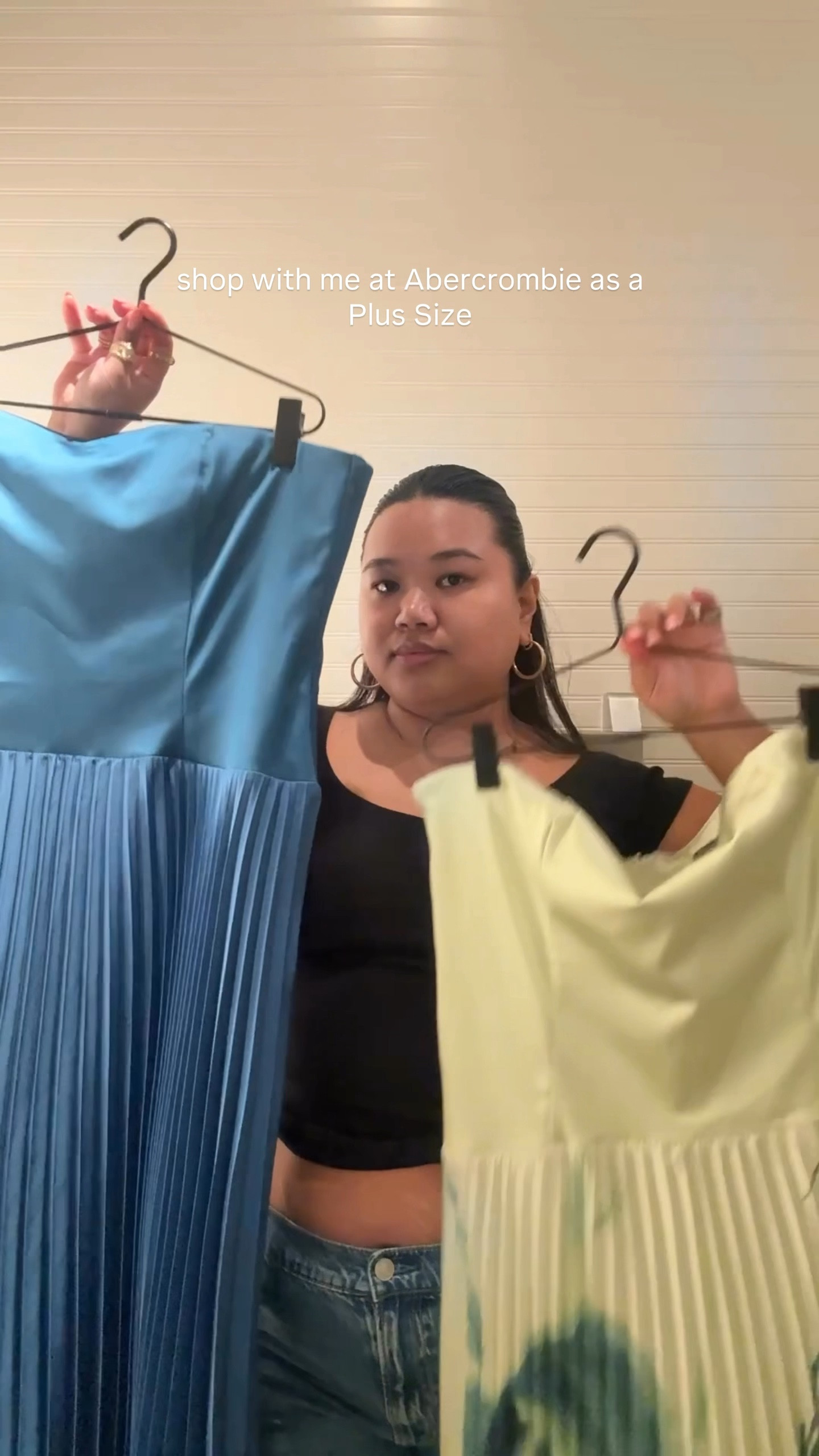 Plus size wedding guest dress shop with me at Abercrombie as a size 18/20. I’m wearing an XL in both dresses

#LTKWatchNow #LTKWedding #LTKPlusSize