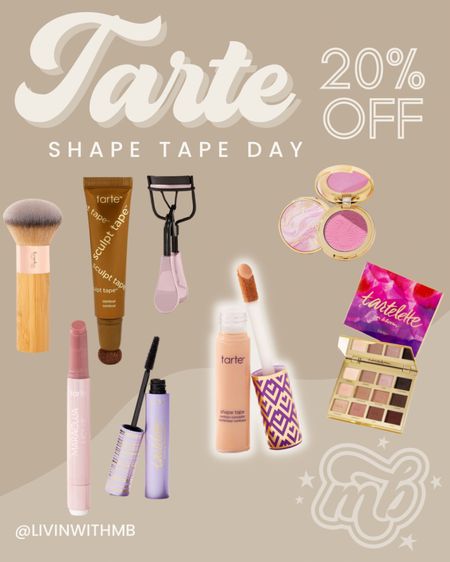 Today is International Shape Tape Day & Tarte is offering 20% off almost everything when you purchase a full-size Shape Tape. 

Shape Tape is my all time favorite concealer & I have been using it for years. I’m in the shade light. 

I added some of my other Tarte favorites, including the new Sculpt Tape (cool bronze), Juicy Lip (rose), and my lash curler!

#LTKFind #LTKsalealert #LTKbeauty