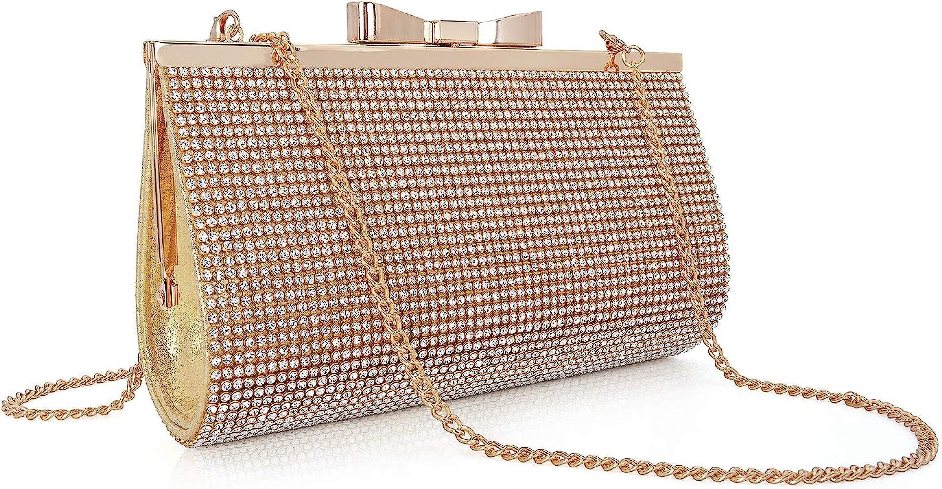 Luxury Crystal Clutch Women Rhinestone Evening Bag | Amazon (US)