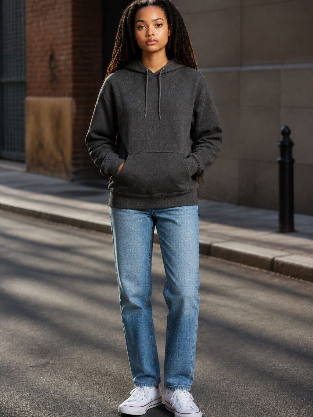 Comfrt Airplane Mode Travel Hoodie Obsidian Black Pullover Built In Eye Mask M | Poshmark