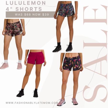 Lululemon 4 inch shorts on sale. 
.
.
.
Fashionably late mom
Athletic wear
Shorts
Gym shorts


#LTKunder50 #LTKsalealert