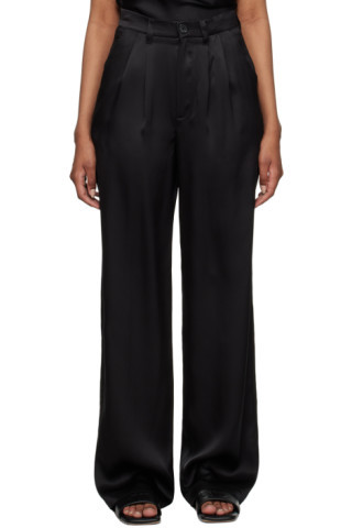 Black Carrie Trousers | SSENSE