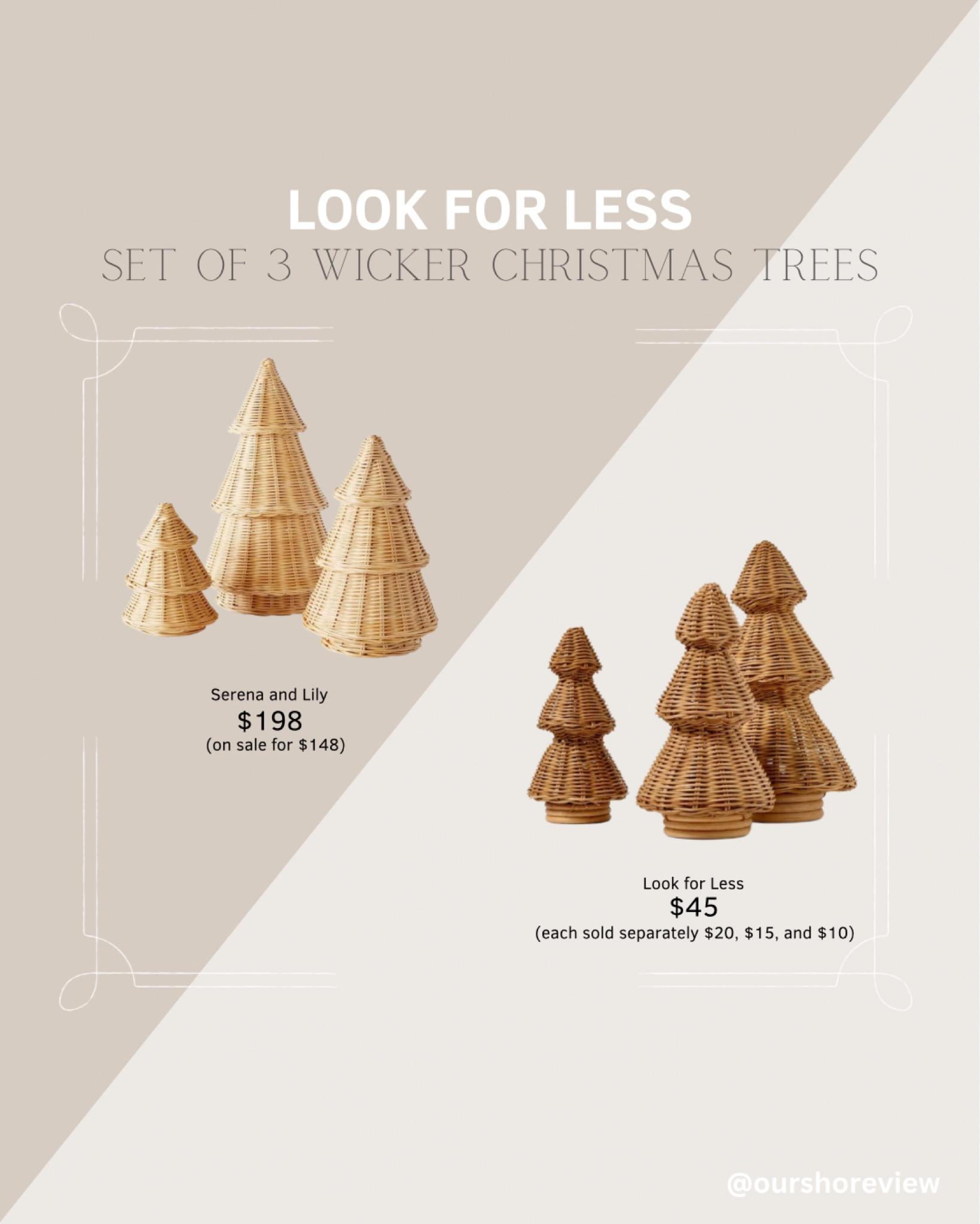 Coastal Christmas, coastal holiday, wicker tabletop trees, rattan Christmas trees, Serena and Lily look for less? Serena and Lily look alike, Serena and Lily dupe 

#LTKHome #LTKSeasonal #LTKHoliday