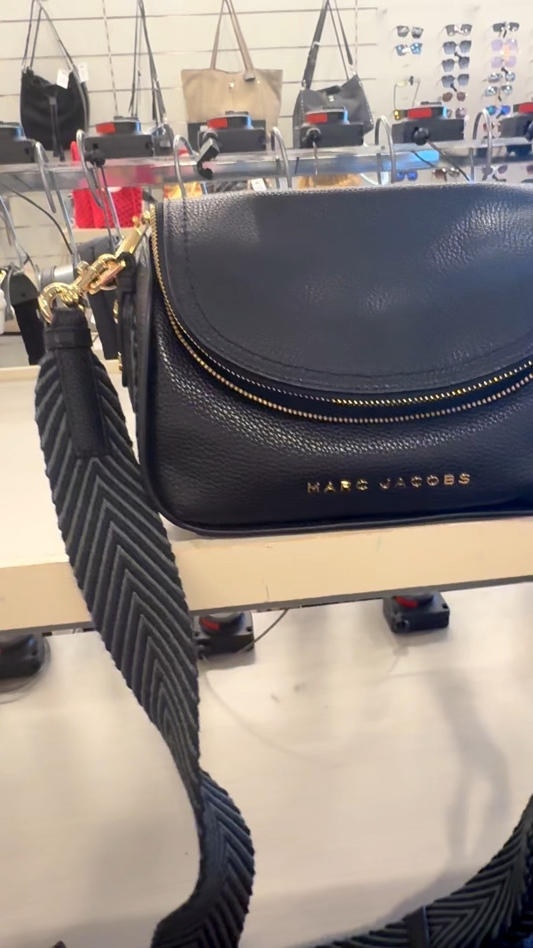 I really like the size of this messenger bag from Marc Jacobs. The leather was nice, the hidden pocket is amazing, the crossbody strap was great, and the size is large enough to hold what I need, but not too big at the same time. 10 1/2"W x 8"H x 4"D. 

#LTKSaleAlert #LTKmomlife