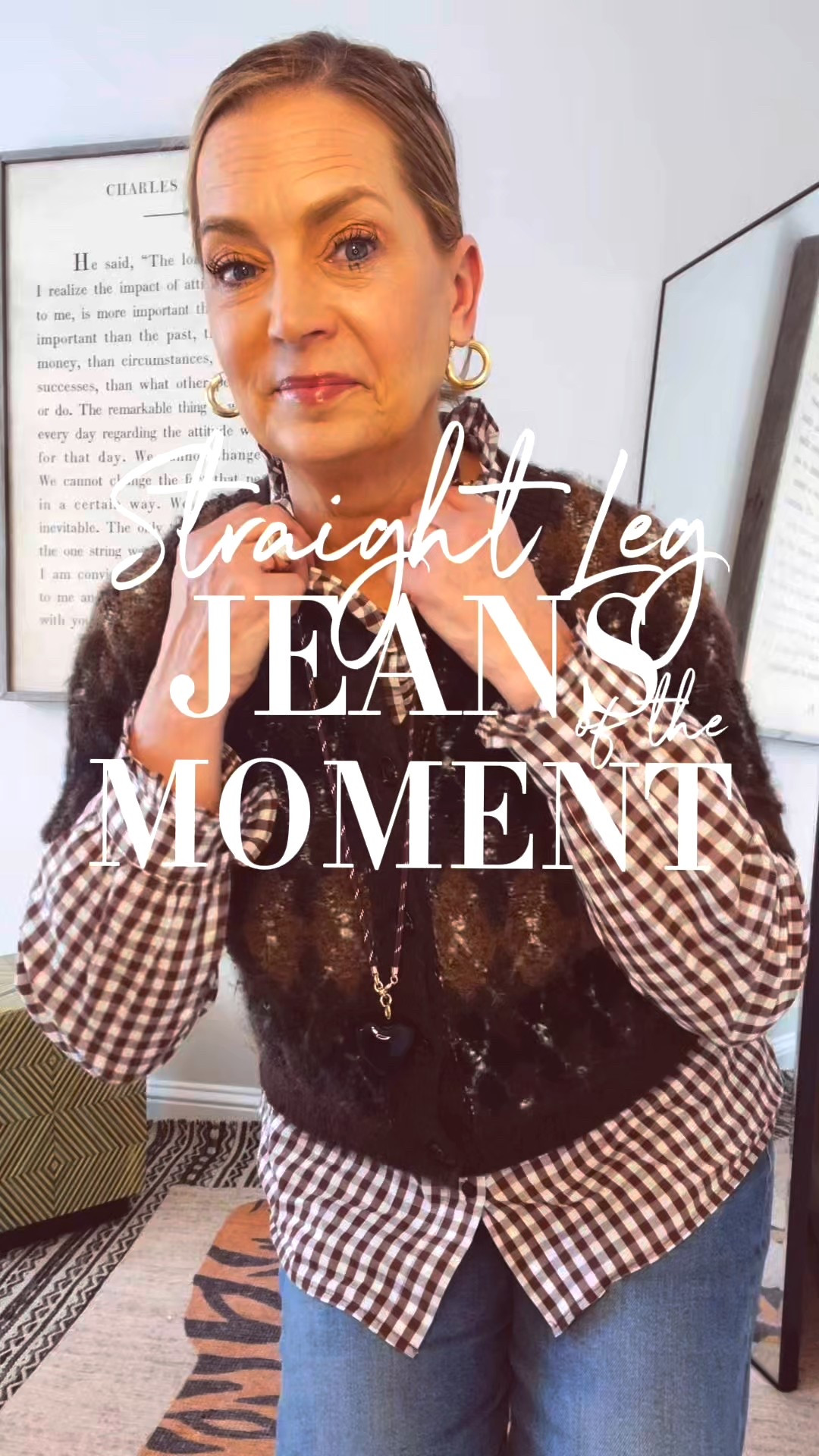 Dressing my age. Just cooler. ✨

These are grown-up jeans — but make them updated.

The Mother Kick It in Bitchin’ is that straight-leg sweet spot that feels polished, modern, and completely wearable. Not trying too hard. Not trendy for the sake of trendy. Just elevated, current, and confident.

✔️ True to size
✔️ Clean straight leg
✔️ On-trend without being overdone
✔️ Perfect length on me at 5’6” with a kitten heel or platform

They’re what I call modern midlife cool — premium denim that feels refined, but still relaxed.

Grown-up. Updated. Still very cool. 💙

#ModernMidlife
#Over50Style
#PremiumDenim
#ElevatedEveryday
#MotherDenim

#LTKOver40 #LTKgrwm #LTKootd