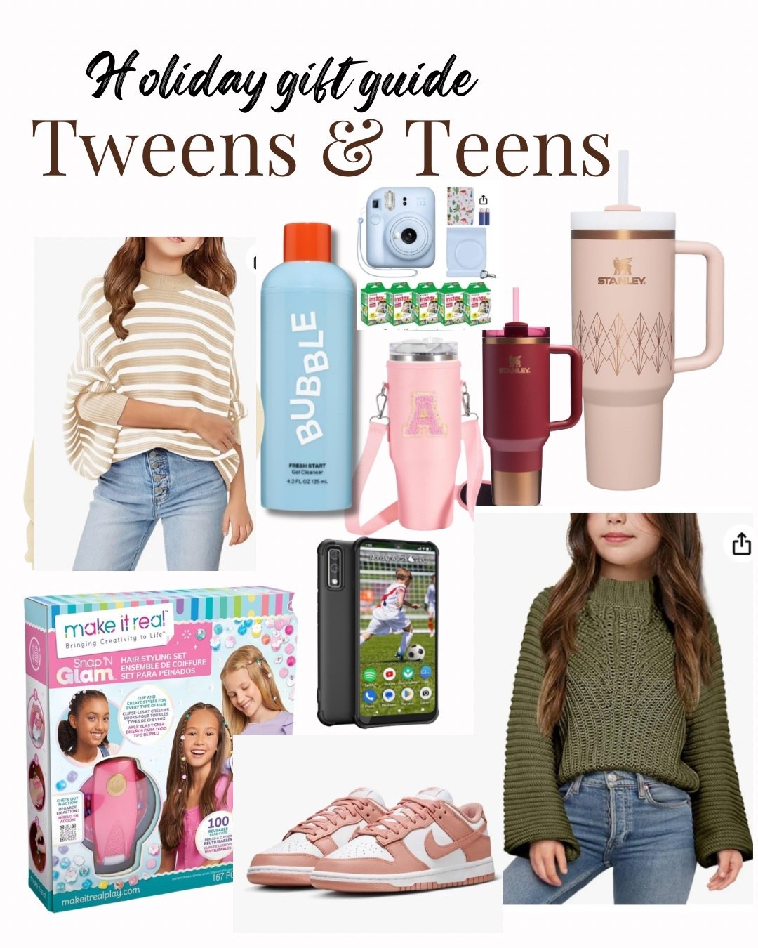 Christmas Gift guide for tween and teen girls
Holiday gift idea for girls
Holiday gift guide for teen girls
Holiday gift ideas for teens
Holiday teen gifts
Gift ideas for family
Sweatshirts girls
Skincare girls


#LTKGiftGuide #LTKHoliday #LTKFamily

#LTKGiftGuide #LTKSeasonal #LTKHoliday