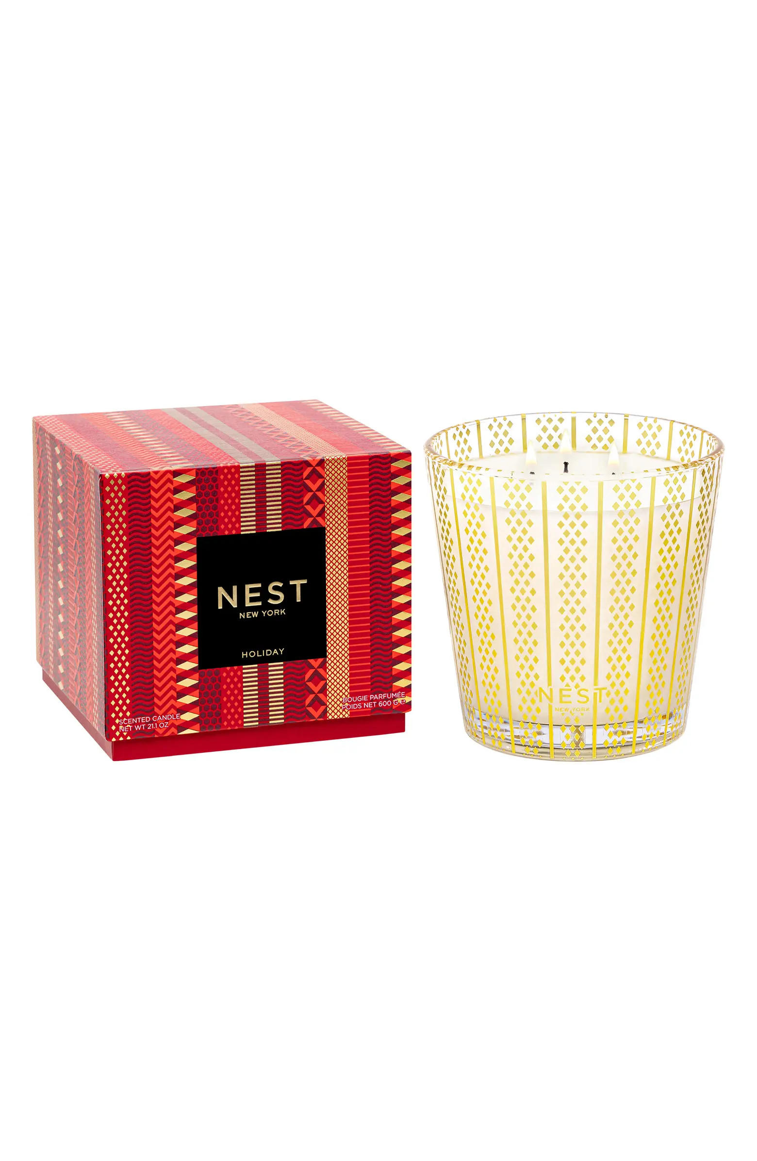 Holiday Three-Wick Candle | Nordstrom
