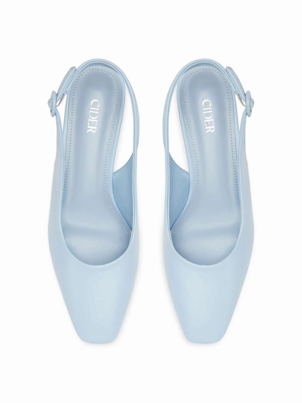 SQUARE TOE FLIP-FLOP  KITTEN HEELED SANDALS CHF 47.90 | Cider