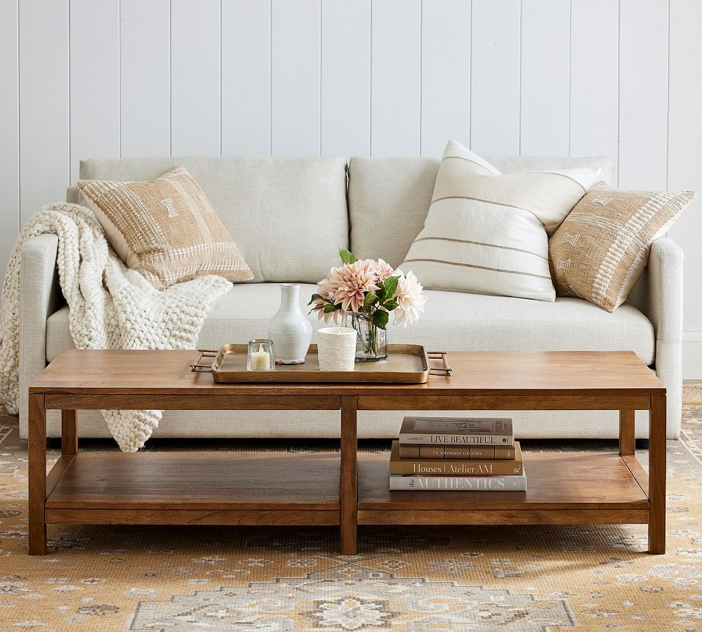 Nicasio Rectangular Coffee Table (60") | Pottery Barn (US)