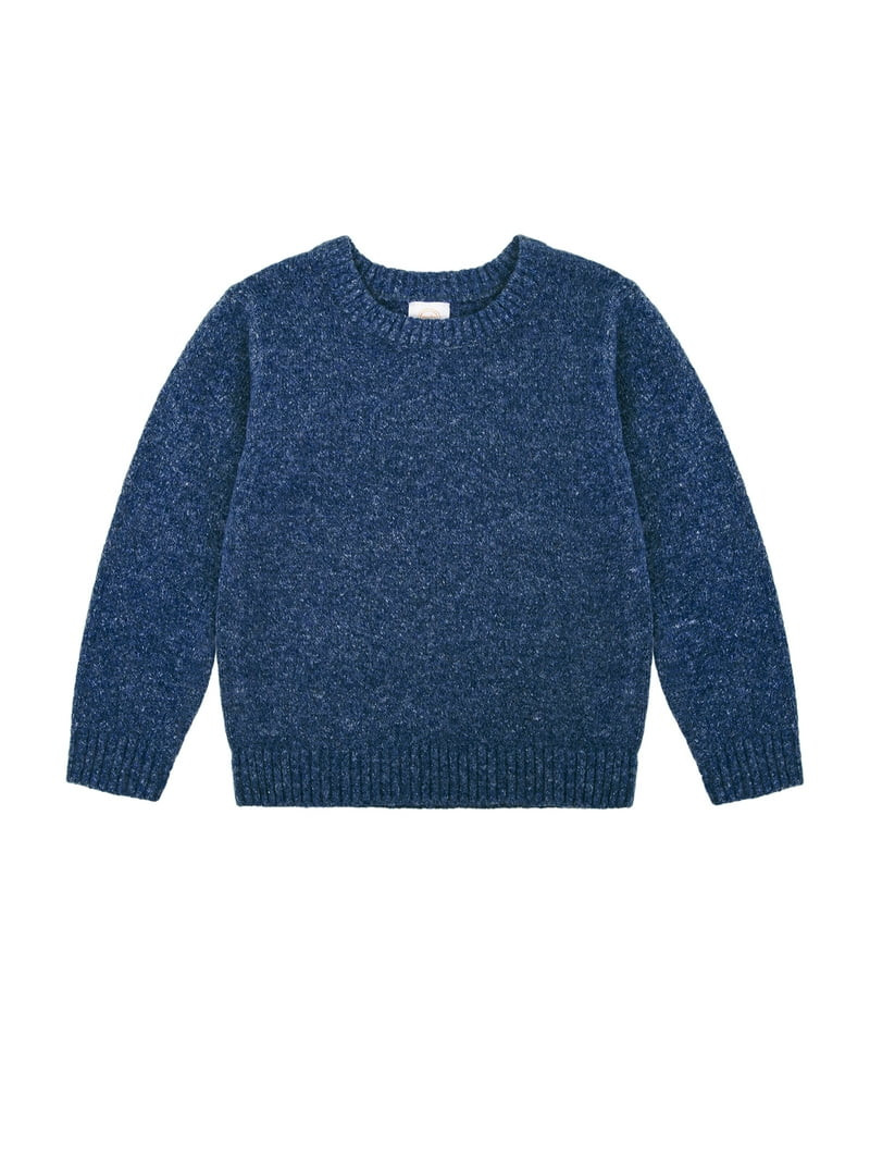 Wonder Nation Toddler Boys Marled Crewneck Sweater, Sizes 12M-5T - Walmart.com | Walmart (US)