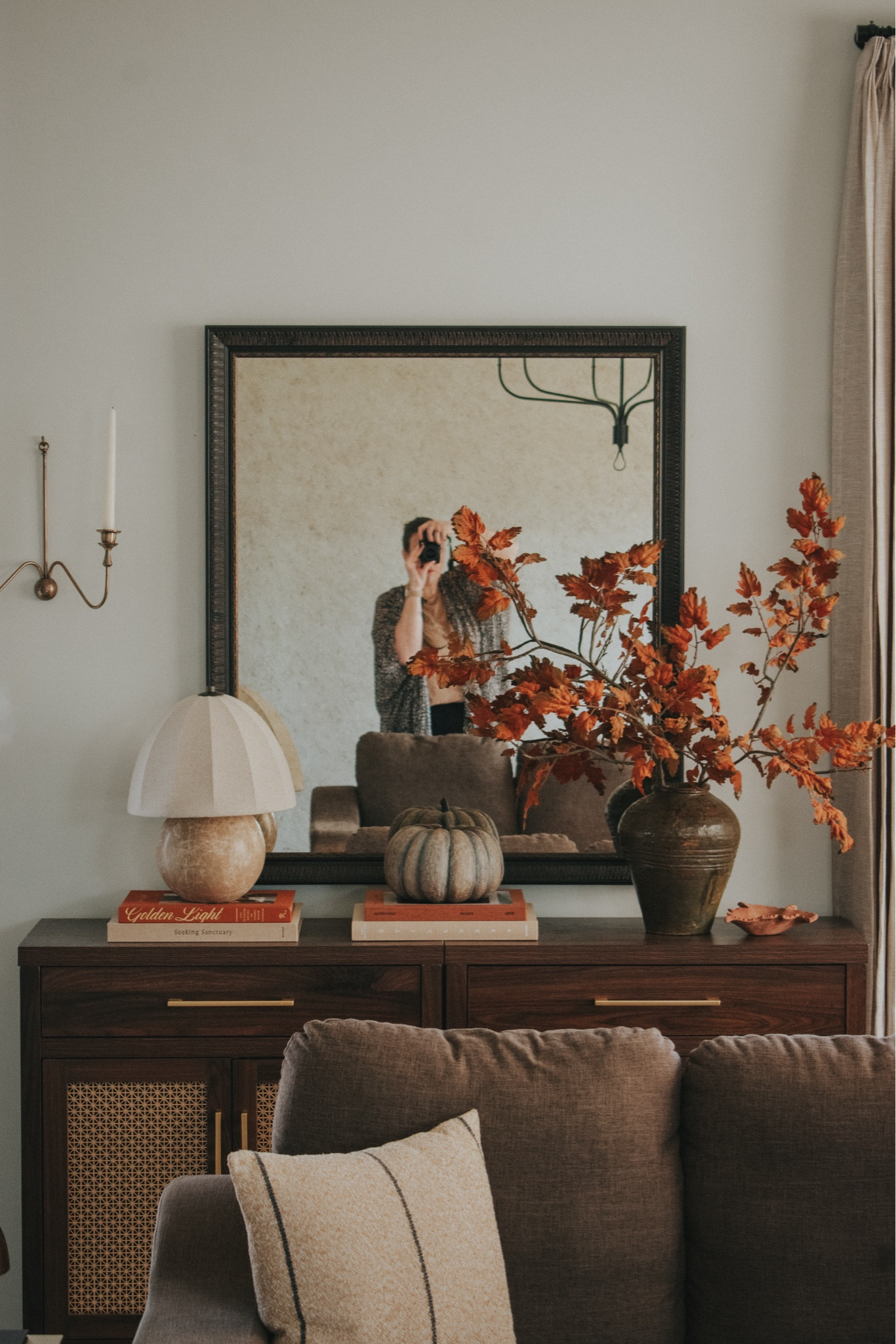 Fall living room. Console table. Sideboard styling. Console styling. Fall style  

#LTKSeasonal #LTKStyleTip #LTKHome