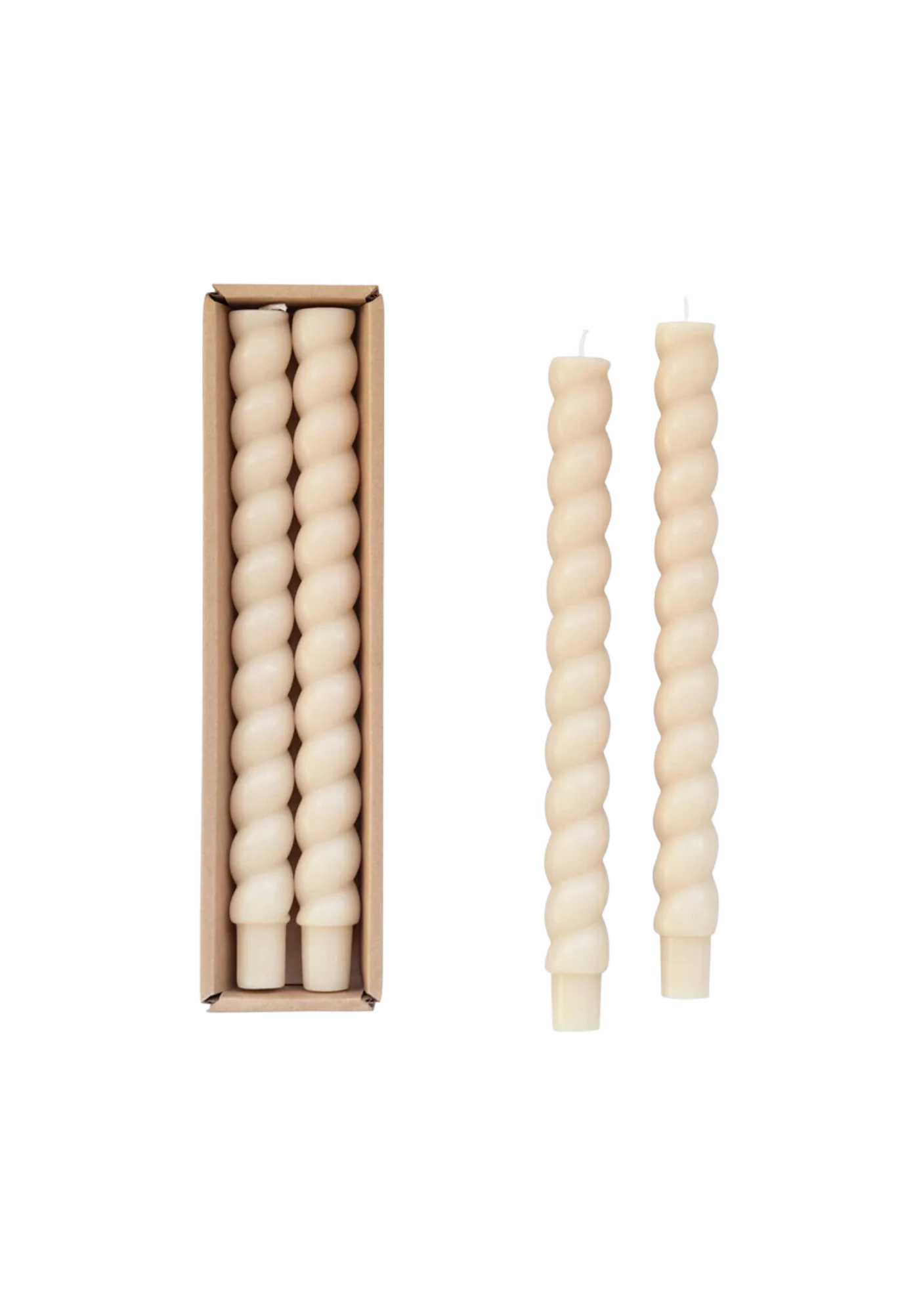 Twisted Taper Candles | Heritage House