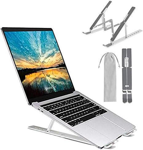 M JJYPET Laptop Stand for Desk , Aluminum Computer Stand Holder, Ergonomic Anti-Slip Laptop Riser... | Amazon (US)