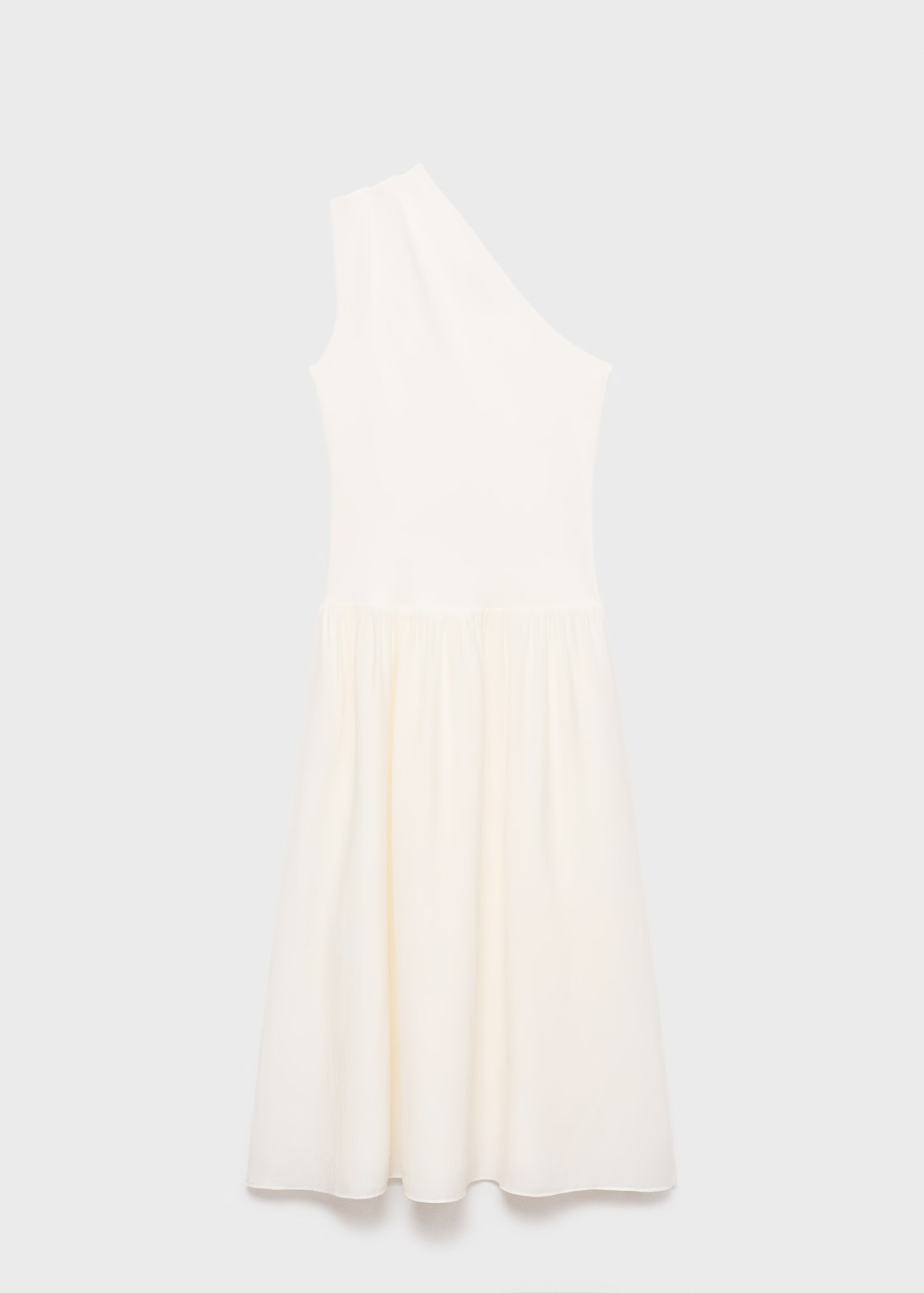 Asymmetrical combined knitted dress - Women | MANGO USA | Mango (US/MX/AU)