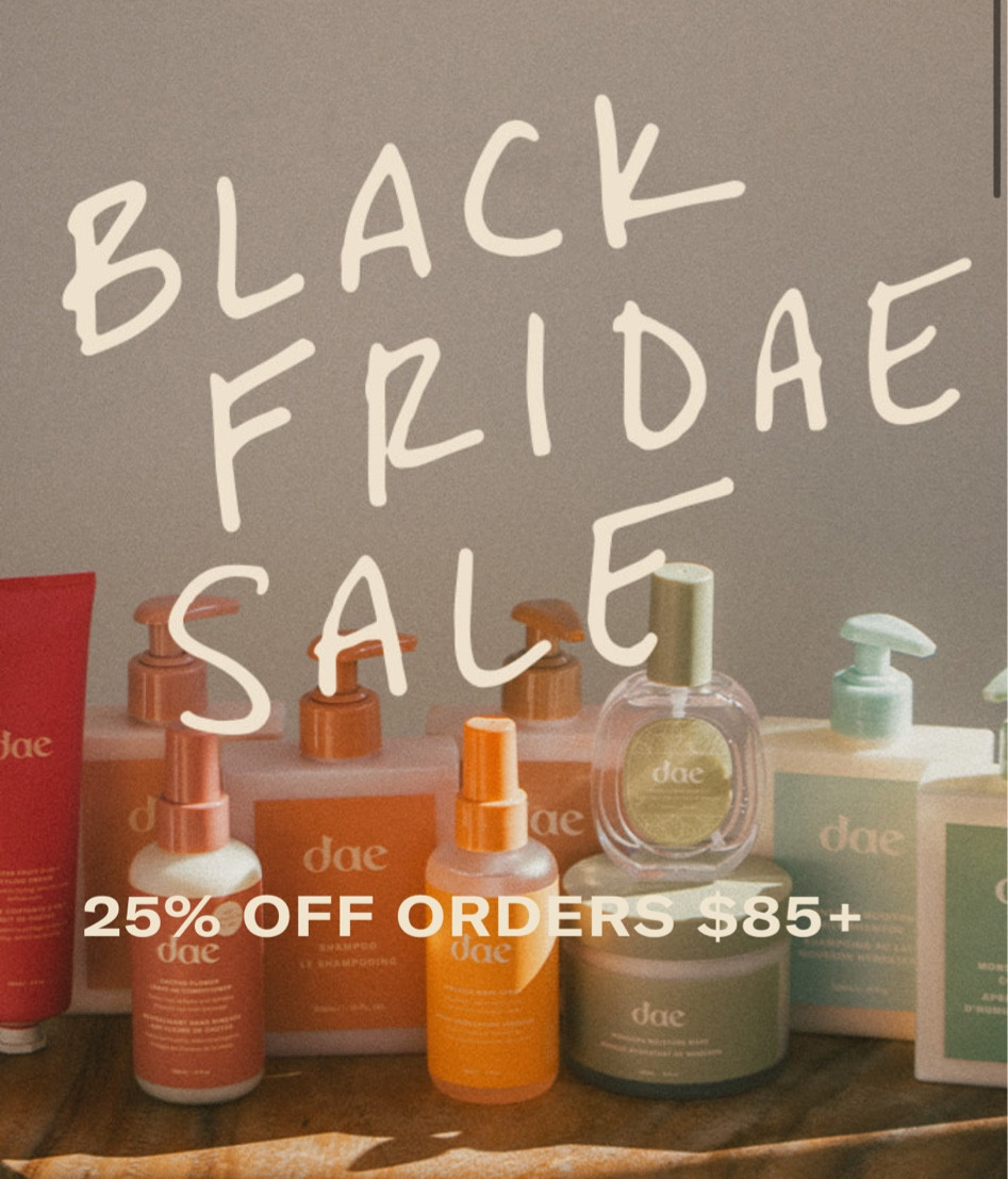 Dae Hair Black Friday Sale! 

#LTKCyberweek #LTKHoliday #LTKGiftGuide