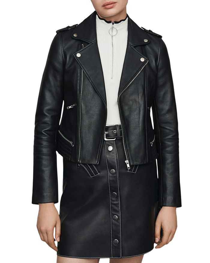Basalt Leather Moto Jacket | Bloomingdale's (US)