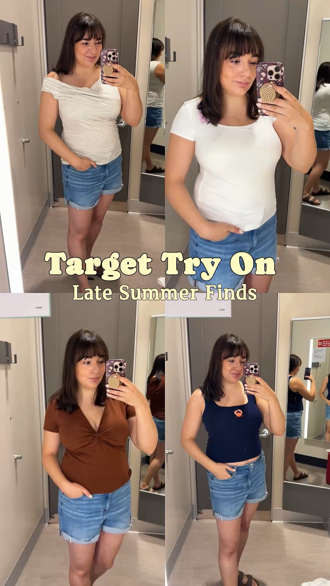Like and save this post to come back when all the links are available!! 

Kind of a lull in my local targets clothing section! What are you shopping for right now? 

Target try on, midsize try on haul, dressing room haul, late summer finds, summer basics, target fashion, target ootd

#LTKootd #LTKMidsize #LTKSeasonal