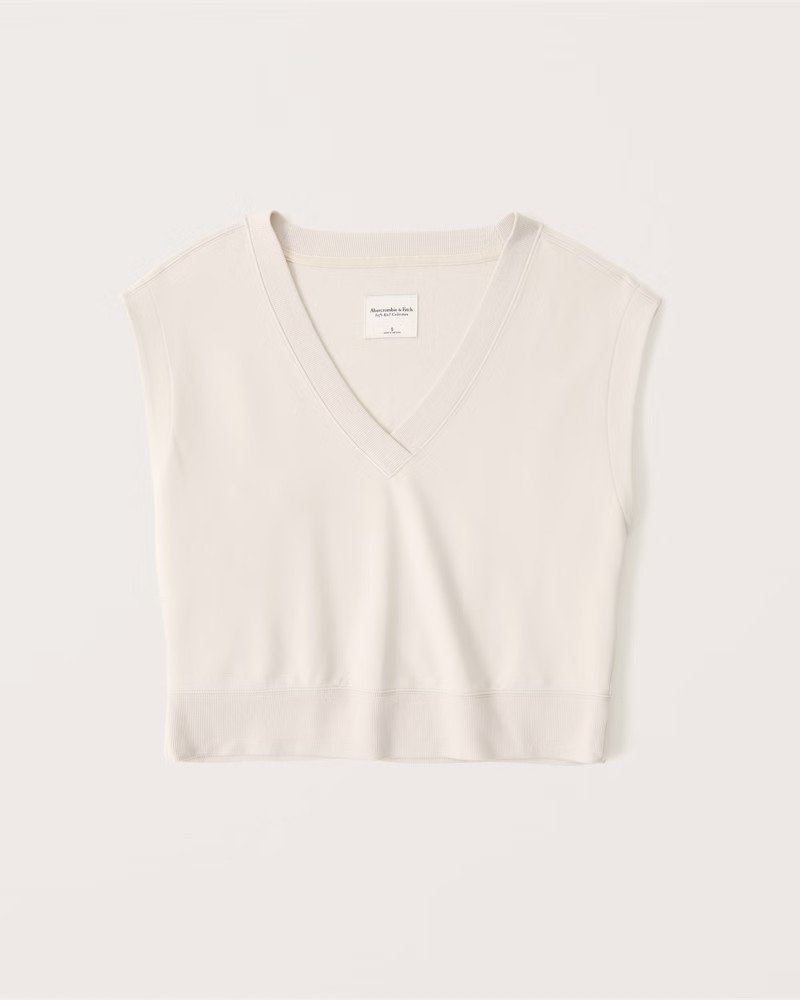 Women's Luxe Terry Vest | Women's Tops | Abercrombie.com | Abercrombie & Fitch (US)