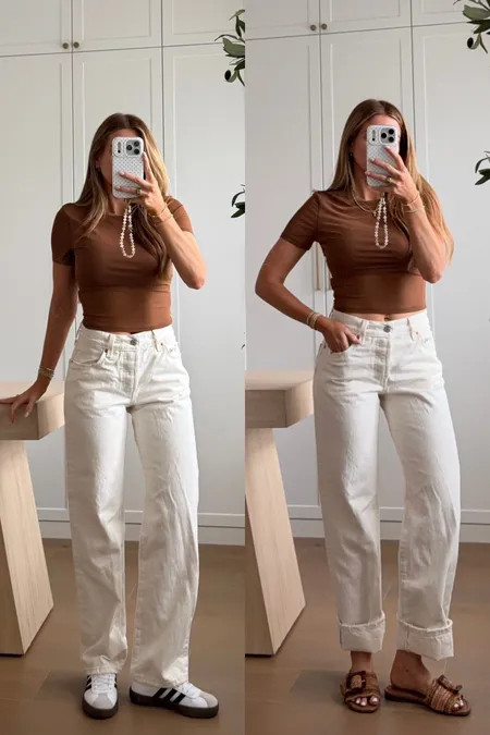 top: xs // bralette: xs // jeans: 24 

summer outfits, casual outfits, denim, amazon finds, michele jaliene 

 #LTKootd #LTKPetite