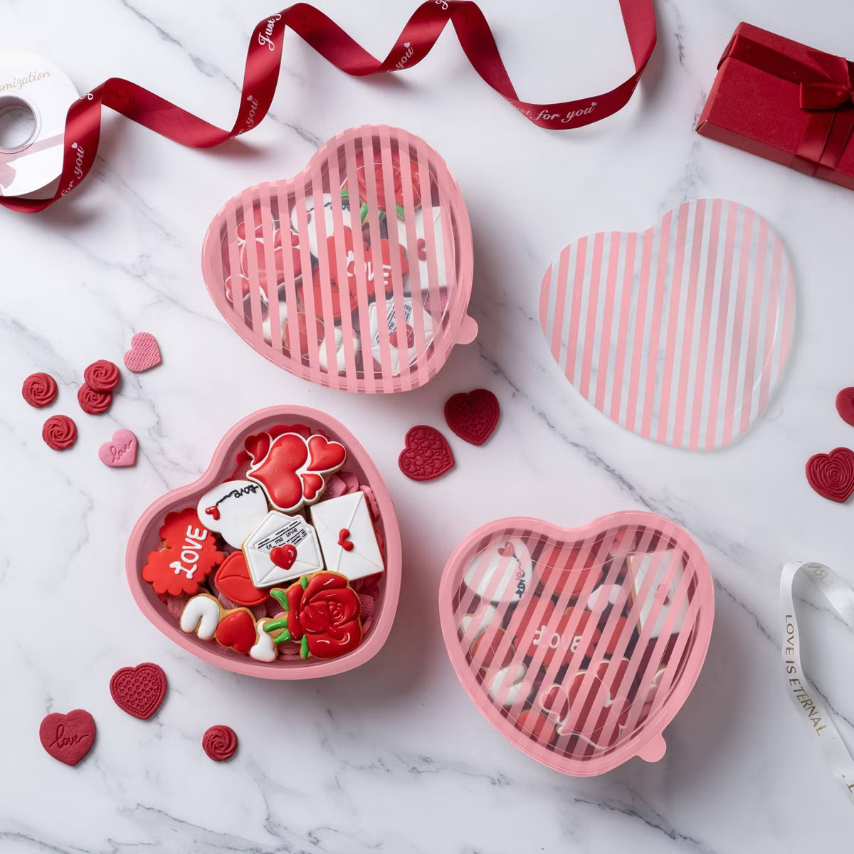 Cook With Color Heart Shaped with Print Semi Durable food Storage Container | Target