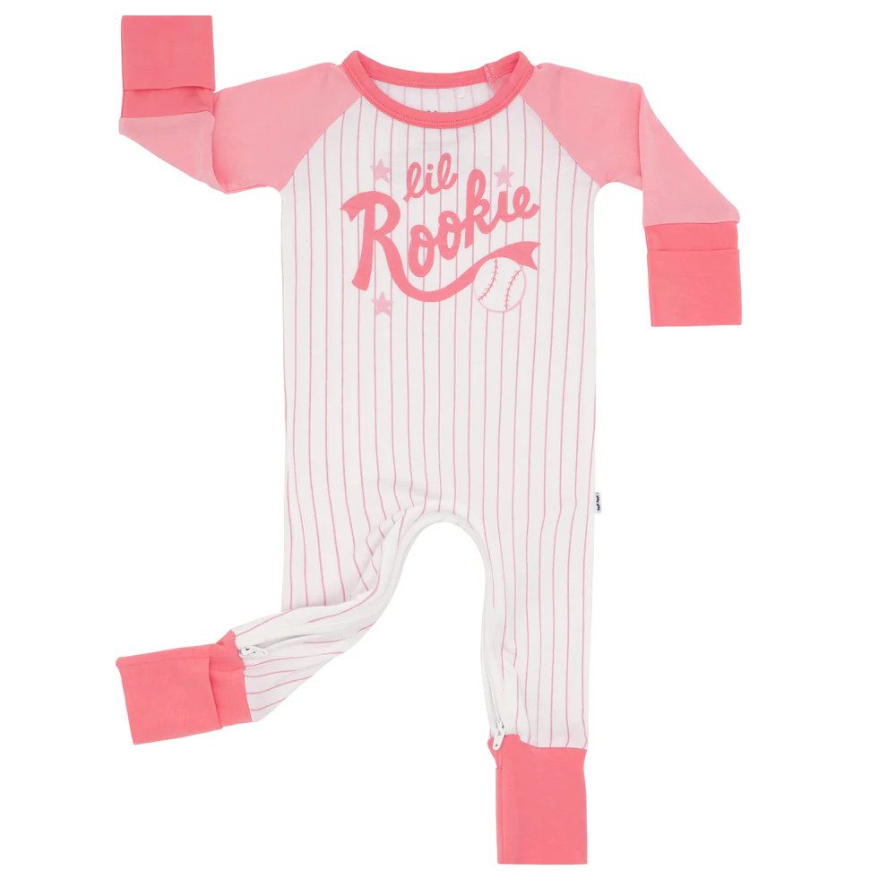 Pink Lil Rookie Crescent Zippy | Little Sleepies