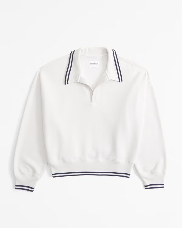 Essential Johnny Collar Sweatshirt | Abercrombie & Fitch (US)