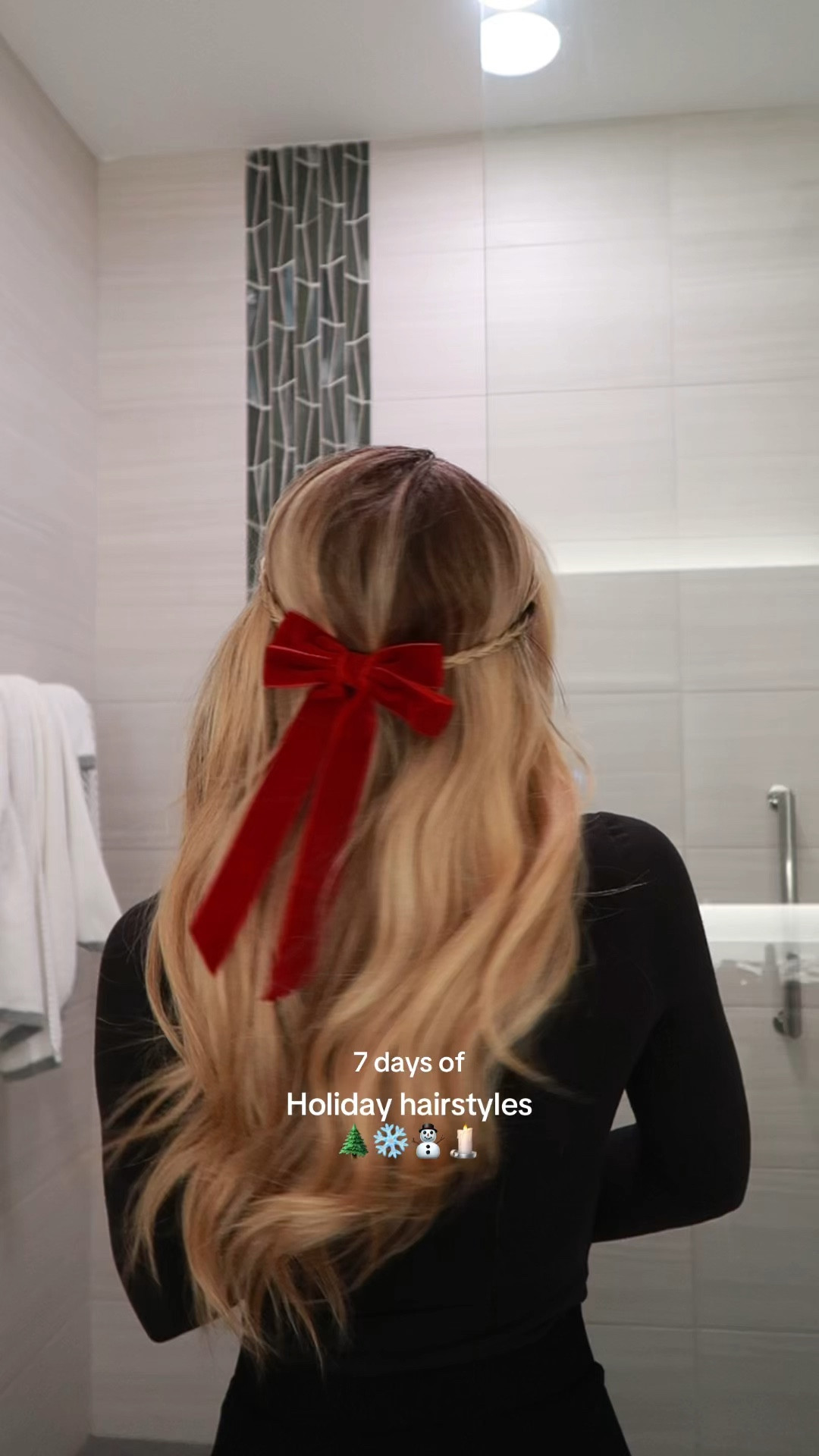 7 days of holiday hairstyles!! 

Braided hairstyle with velvet bows 

Christmas hairstyle, hair tutorials, 5 minute hair, girly hairstyles 

#LTKHoliday #LTKBeauty #LTKSeasonal