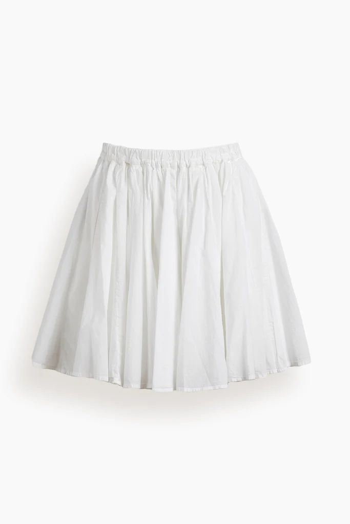 Cassidy Skirt in White | Hampden Clothing