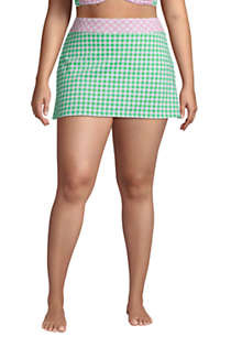 Draper James x Lands' End Women's Plus Size Chlorine Resistant Swim Skirt Swim Bottoms with Pocke... | Lands' End (US)