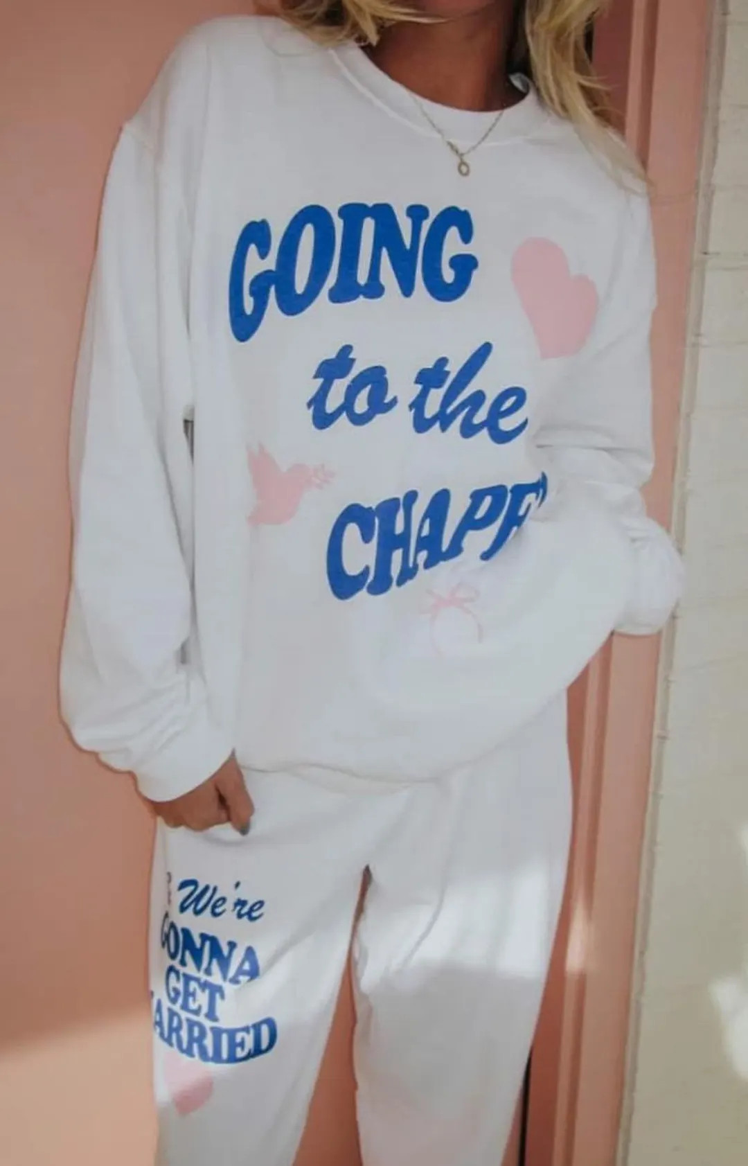 Bridal going to the Chapel Sweatsuit, Wedding Hoodie, Honeymoon Outfit, Bridal Shower Gift, Bride... | Etsy (US)