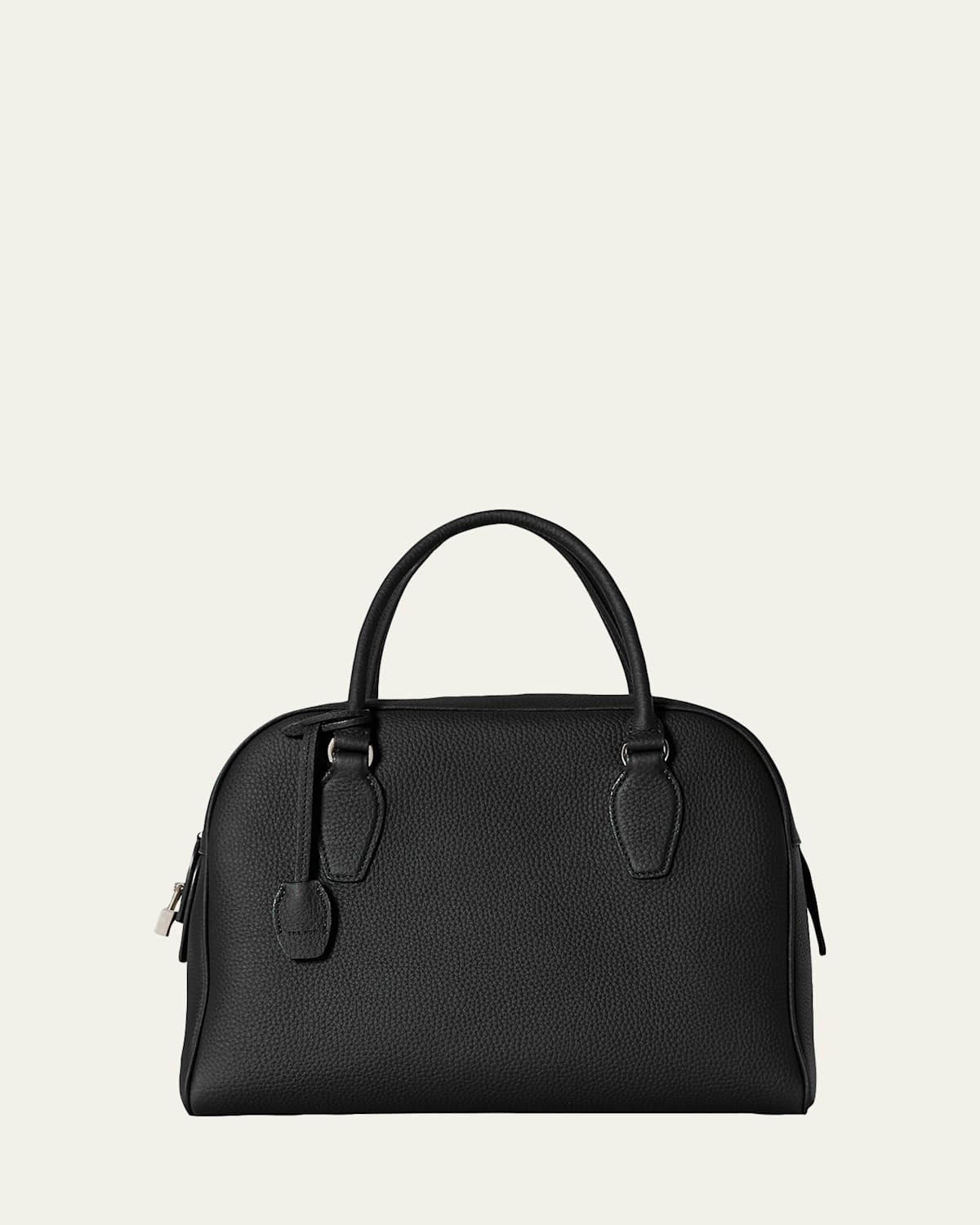 India 12.00 Top-Handle Bowling Bag in Leather | Bergdorf Goodman