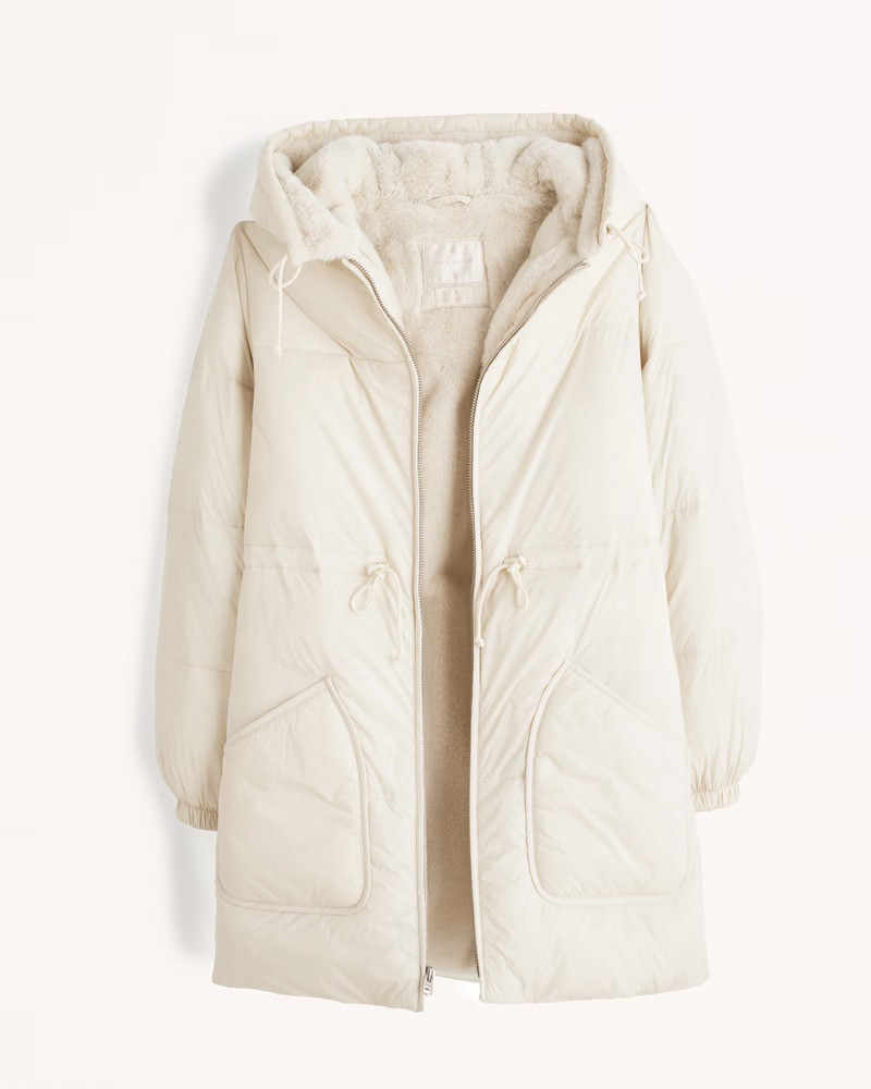 Women's A&F Air Cloud Puffer Parka | Women's Coats & Jackets | Abercrombie.com | Abercrombie & Fitch (US)
