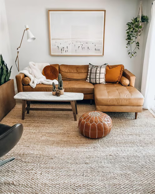 Natural Handspun Jute 6' x 9' Area Rug | Rugs USA