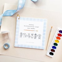 The Little Painter Watercolor Camp - Mini Masters | Etsy (UK)