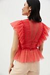 Ruffled Tulle Blouse | Anthropologie (US)