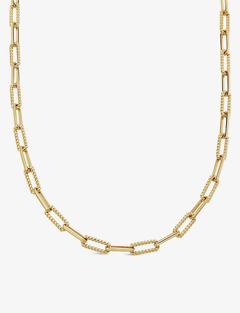 Coterie 18ct yellow gold-plated brass necklace | Selfridges