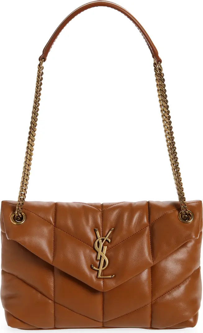 Saint Laurent Small Loulou Leather Puffer Bag | Nordstrom | Nordstrom
