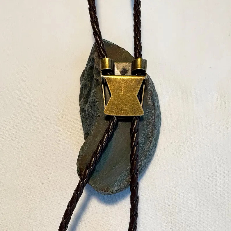 Agate bolo tie - blue | Etsy (Global)