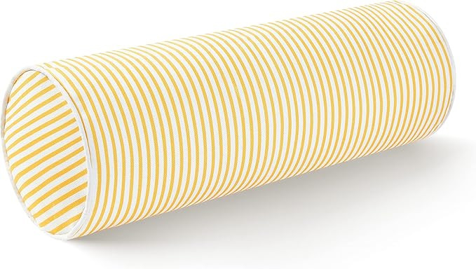 Hofdeco Premium Coastal Patio Indoor Outdoor Bolster Pillow Cover Only, 6"x20" Water Resistant fo... | Amazon (US)