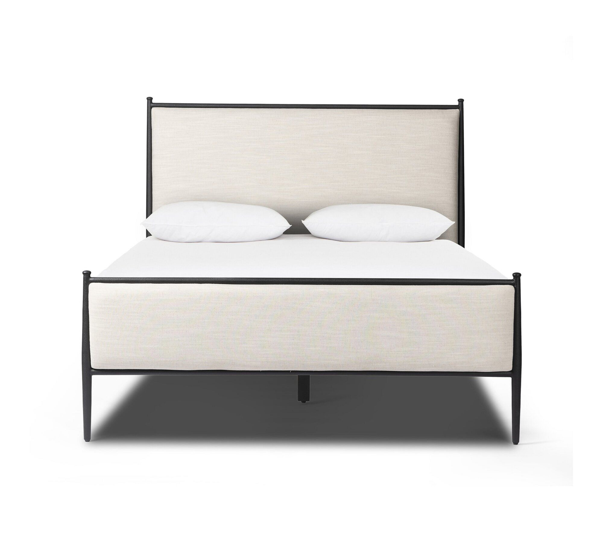 Bayside Upholstered Platform Bed | Pottery Barn (US)