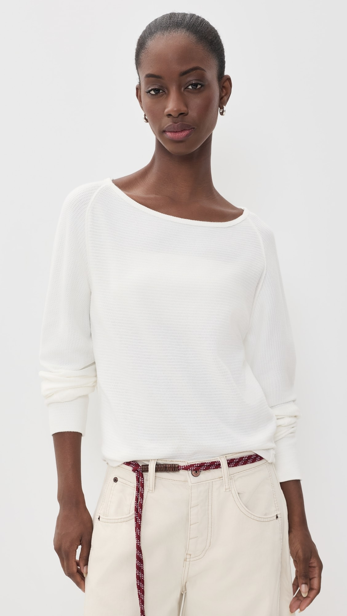 Free People Jess Thermal Tee | Shopbop | Shopbop