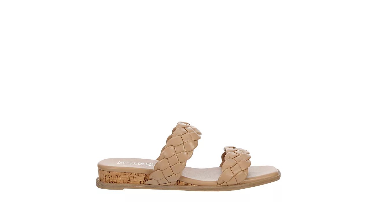 Michael By Michael Shannon Womens Patrice Wedge Sandal - Beige | Rack Room Shoes
